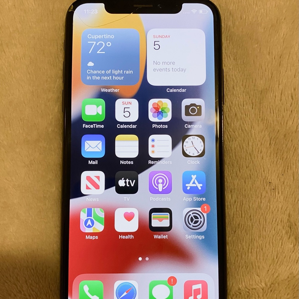Black iPhone X